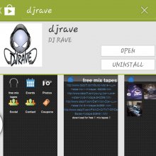dj rave Logo
