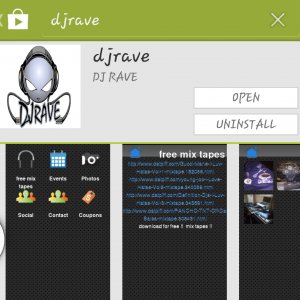 dj rave Logo