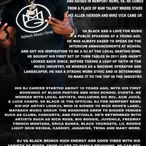 DJ VA BLACK OFFICIAL MMG DJ Photo
