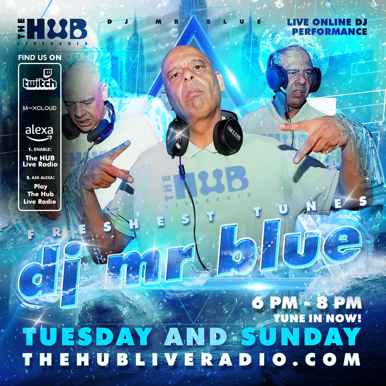 djmrblue Logo