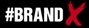 #BrandX Logo