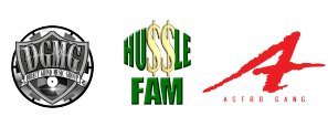 Hu$$le Fam/ Astro Gang/ Direct Grind Music Group Logo